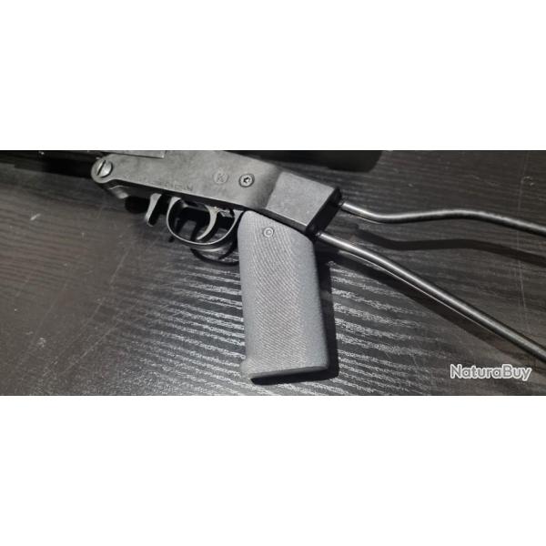 Poigne GRIS METAL compacte type pistolet pour Chiappa Little Badger (V11)