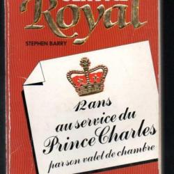 service royal 12 ans au service du prince charles par son valet de chambre stephen barry