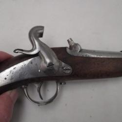 pistolet de gendarme modèle 1842 manufacture royale de tulle parfait état