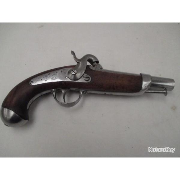 sorti de ma collection - pistolet de gendarme modle 1842 manufacture royale de tulle parfait tat