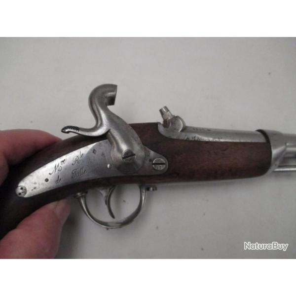 pistolet de gendarme modle 1842 manufacture royale de tulle parfait tat