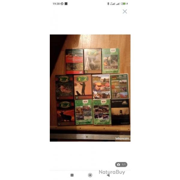 Lot DVD chasse et ball Trap