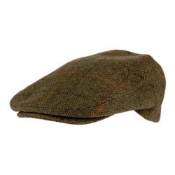 Casquette Jack Pyke Plate en Tweed Marron Style Classique et Confort