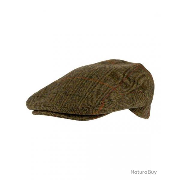 Casquette Jack Pyke Plate en Tweed Marron Style Classique et Confort