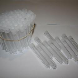 tubes plastique transparents