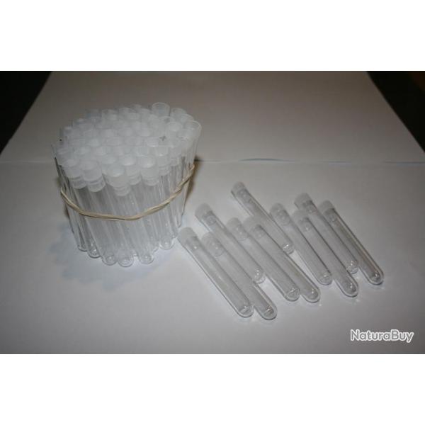tubes plastique transparents