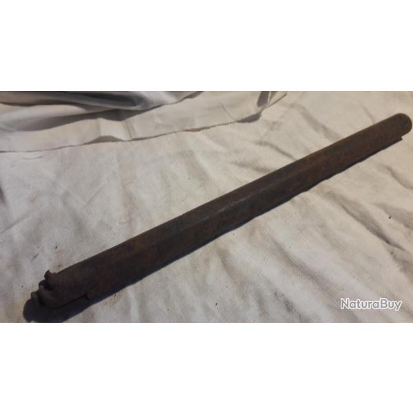 grand canon de pistolet  percussion culasse  crochet