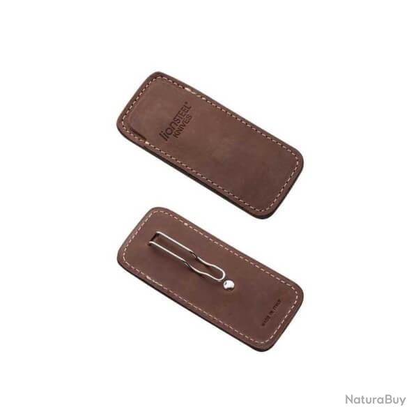 900FDV3.BR Etui cuir marron Lionsteel