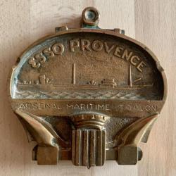 Cendrier en Bronze Arsenal Maritime Toulon - Esso Provence