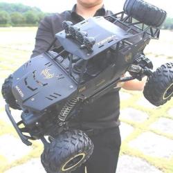 RC Car véhicule radiocommandé Off-Road Truck 1 batterie 40min Voiture NOIR 4x4