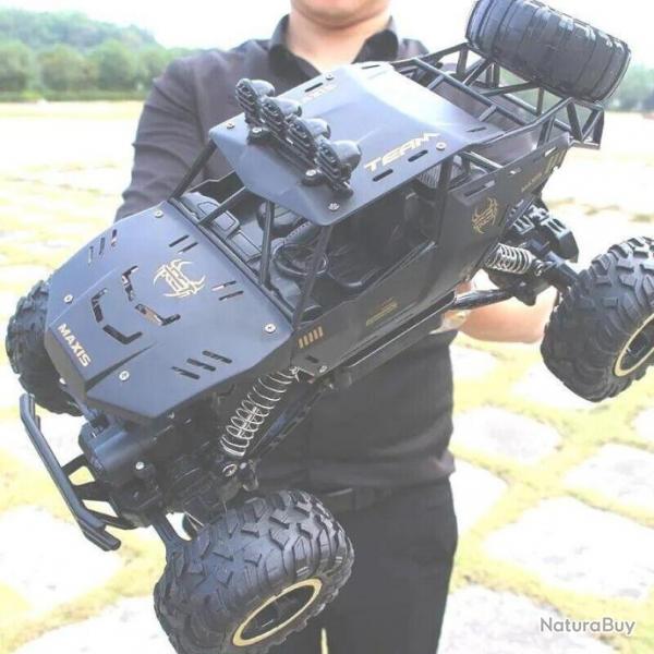 RC Car vhicule radiocommand Off-Road Truck 1 batterie 40min Voiture NOIR 4x4