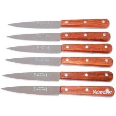 Couteau de poche le Thiers 11 CM par Cognet - Bois de fer et lame damas