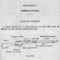 Notice Berthier 1916
