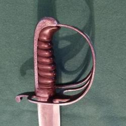Epée Anglaise d´Oficier de Chevalerie Lourd  ( Bataille)  modele  1796 pour militia.