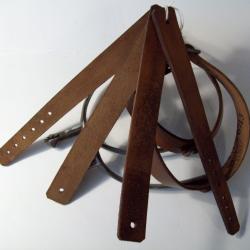 militaria ww1 francais paire de cuir de remplacement d'éperon cavalerie francaise 14/18