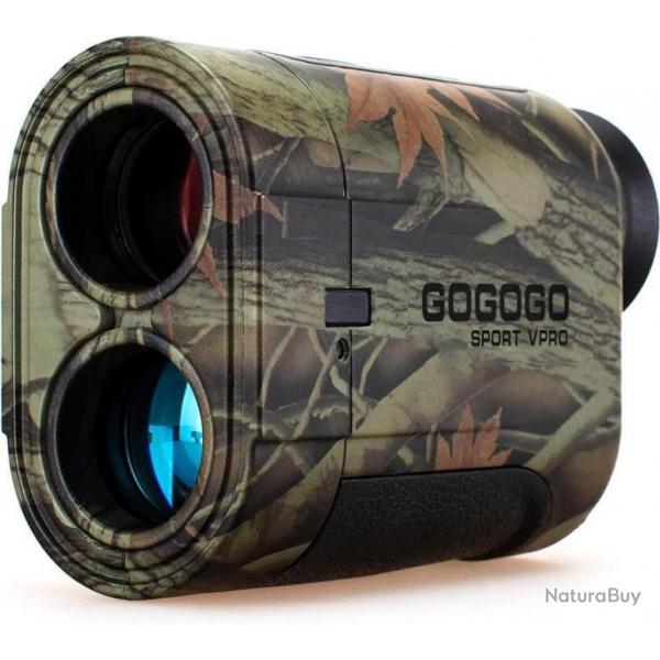 Tlmtre de Chasse Gogogo Sport Vpro1100 Mtres Grossissement 6X avec Affichage Vert Adaptatif