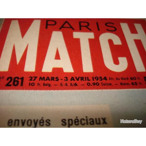 Revue  Paris MATCH du 3 avril 1954,  assez bon tat.