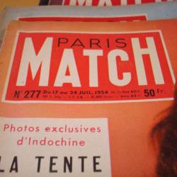 Revue rare   Paris MATCH du 17 au 24 juillet 1954,  bon état.