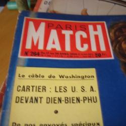 Revue    Paris MATCH du 17au 24 avril 1954,  bon état. Bataille Dien bien Phu