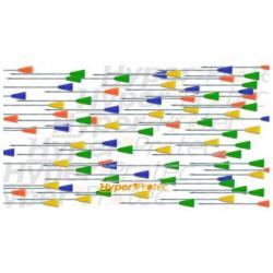 Lot de 100 fléchettes pour sarbacanes