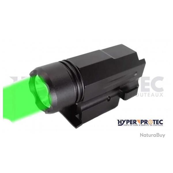 Hyper Access Turbo Flash Stroboscope et Lampe tactique 600 lumens - Vert