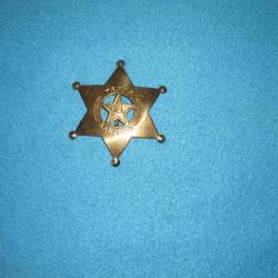 Badge Etoile :Sheriff, Marshall , Indian Police , Inspecteur, etc... 41