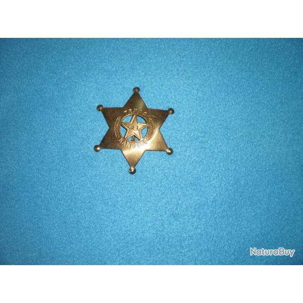 Badge Etoile :Sheriff, Marshall , Indian Police , Inspecteur, etc... 41