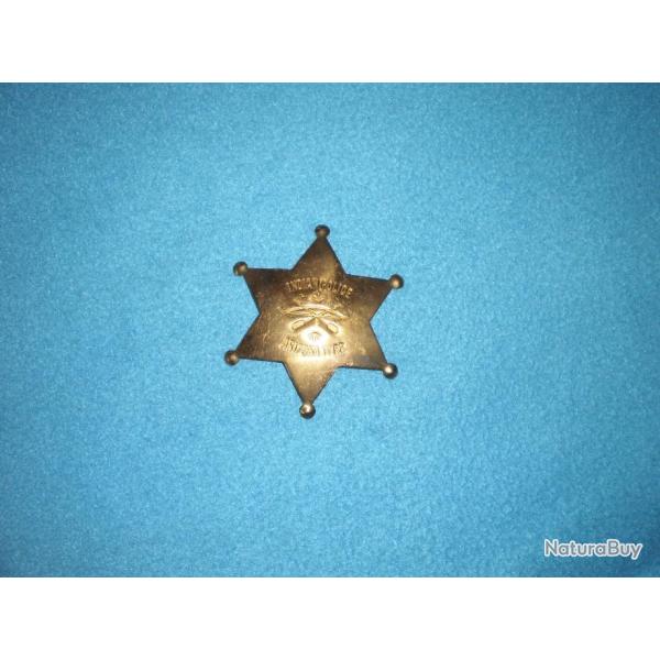 Badge Etoile :Sheriff, Marshall , Indian Police , Inspecteur, etc... 42