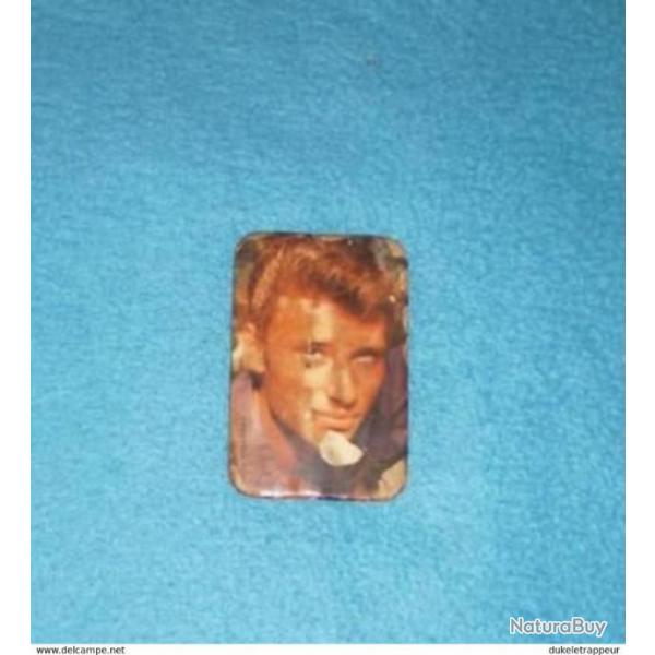 Miroir de poche annes '60 Johnny HALLYDAY ! COLLECTION !!!