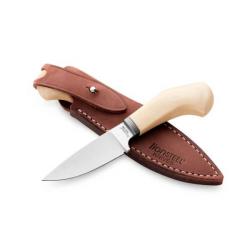 WL1.WL Couteau fixe Lionsteel "Willy" micarta blanc