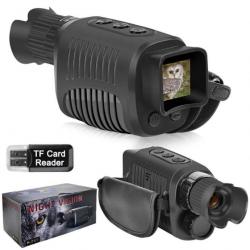 monoculaire Zoom 5x vision nocturne infrarouge dispositif chasse Jour & Nuit HD1080P Portée 300m