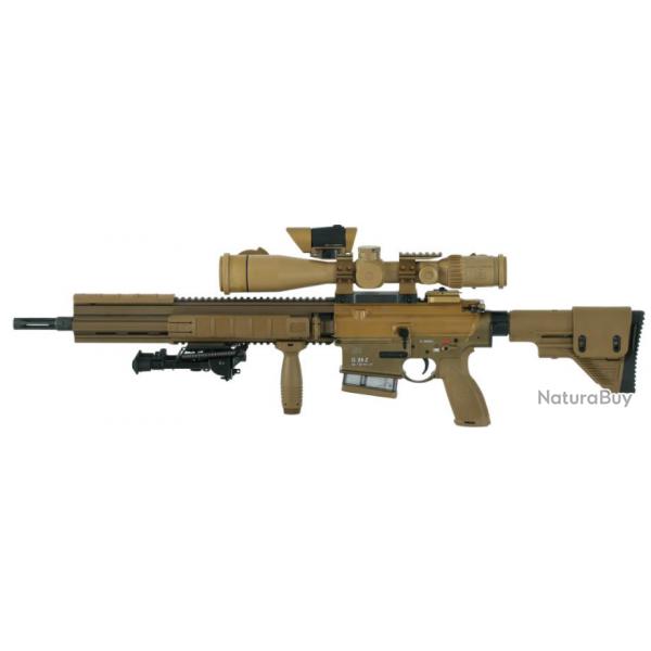 PACK CARABINE SEMI-AUTO HECKLER & KOCH MR308 A3-G28 Z RAL8000 CAL. .308 WIN 10CPS CANON 16'5