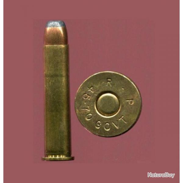 .45-70 GOVERNMENT - marque : RP - balle cuivre pointe plomb plate