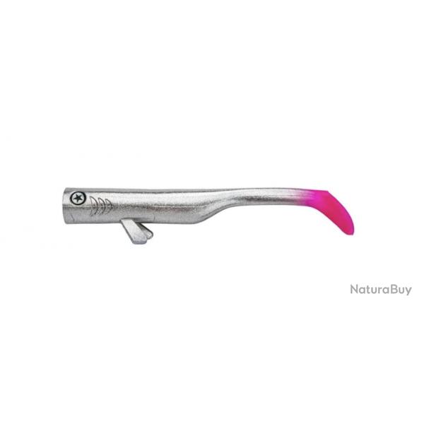 Leurre Souple LMAB Drunk Bait 12cm 12cm Par 4 Chrome Pink