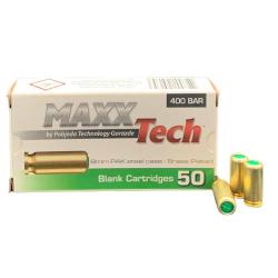 Boîte de 50 munitions Maxxtech - 9mm PAK - Balle a blanc
