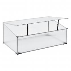 Serrer hcâssis de jardin horta avec toiture polycarbonate 100 x 60 x 40 cm 03_0008264