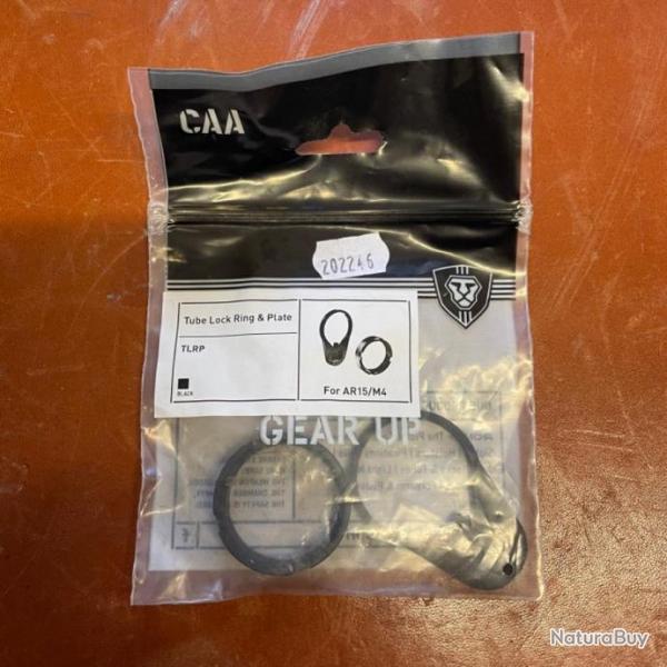 CAA Tactical Tube Lock Ring & Plate Metal made for AR15 / M4 Tube -