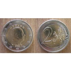 Monaco 2 Euros 2022 NEUF Issue de Rouleaux Euro Cent Cents