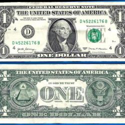 Usa 1 Dollar 2017 Mint Cleveland D4 Etats Unis Dollars Billet