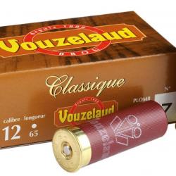 Cartouches Vouzelaud 1 boite  Classique petit culot - Cal. 12/65 N°6 + 1 boite de 16/65 N°6