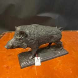 Bronze « Sanglier à l'arrêt », M. Korniluk  L 19x l 7,5x H13