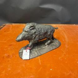 Bronze « Sanglier », M. Korniluk L 16,5x l 7,5xH10,3