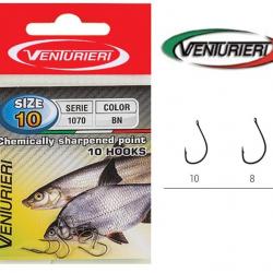 Hameçon pêche coup / feeder / carpodrôme Venturieri 1070 N° 8