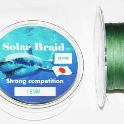 Tresse Solar Braid 150M en 25/100