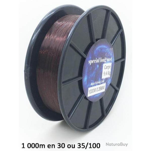 Fil / Nylon Carpe bobine de 1 000m 30/100