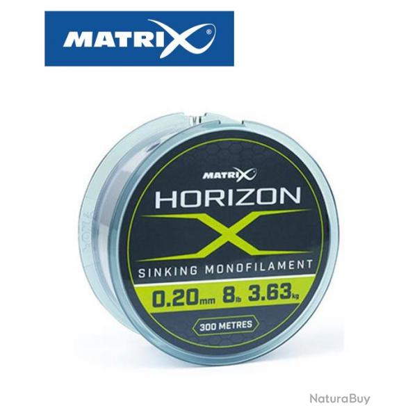 Nylon feeder / anglaise Matrix horizon X sinking mono 20/100