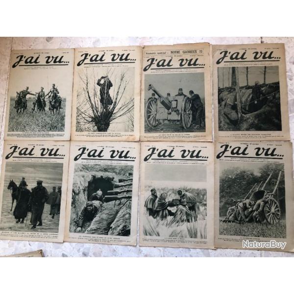 LOT 8 revues J'AI VU  n 8  15 de janvier et fvrier 1915, 1re guerre mondiale 1914 1918, WW