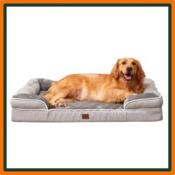 Canapé pour chien XL à mémoire de forme - L 112 x l 81 x H 15 cm - Livraison gratuite
