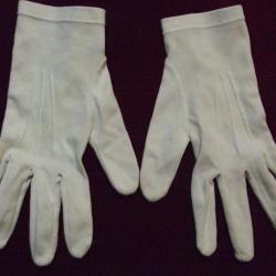 Paire de gants de cérémonie de l'Armée Française .