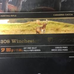 2 boites 308 Winchester Fiocchi 180GR